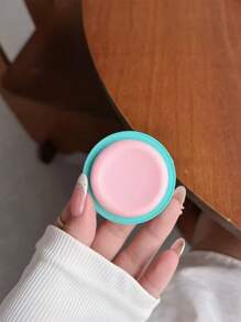1pc New Solid Color Matte Circular Silicone MagSafe Magnetic Holder With Super Strong Adsorption, Suitable For Women Compatible With IPhone, Android Phone, Gift For Birthday, Family, Friends Push-Pull Phone Grip, Phone Holder, Phone Accessories