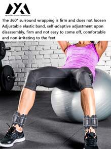 MEIYIXING MEIYIXING 1 Pair Wrist And Ankle Weights Set,2 Lb (925g),2 Lb Silicone Waterproof Adjustable Strength Exercise Fitness Equipment Wearable Wrist Ankle Weight Bracelet Leg Wrist Weight Weight Fitness Massage Strap,Set Of 2 Silicone Weighted Bracelets For Running, Fitness, Yoga, Swimming - , Waterproof, Comfortable - Black And Orange-Red Adjustable Wrist And Ankle Exercise Weights