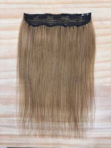 Clip In Hair Extensions Real Human Hair 45-60grams 1Pc Portable-Type Human Hair Clip In Extensions Straight Remy Human Hair Extensions - S6 - View 4