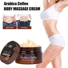 Creme Emagrecedor de Café - Creme de Massagem para Gordura Abdominal e Braços, Creme de Massagem Fitness, Creme de Cuidados com o Corpo