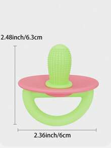 1pc/2pcs Pet Dog Pacifier, Cat Paw Pacifier Box, Cactus Teether, Pacifier, Boilable, Super Soft 3D, Pet Chew Toy, Cat Pacifier, Pet Toy Chew, Weaning Small Puppy Bite, Random Color - Multicolor - View 2