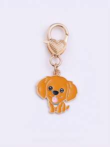 5 CÁI/1 CÁI Phụ kiện trang sức hợp kim hình chó con hoạt hình dễ thương, chó con nhỏ, mặt dây chuyền hình chó sói, móc khóa, mùa tốt nghiệp, phụ kiện ô tô, túi xách, ba lô, quà tặng Giáng sinh theo phong cách Goth Y2k, phụ kiện túi xách, dây đeo có ngăn đựng thẻ, phụ kiện ô tô, móc khóa túi xách - Nhiều màu - Xem 12