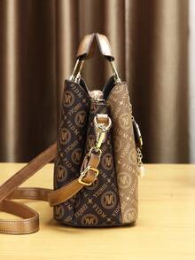 高端时尚母婴包欧美风女包老花 - 咖啡 - 查看 3