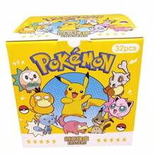 pokemon 1pc Pikachu Cute Pet Little Monster Blind Bag Eraser Cute Pikachu Duck Blind Box Dust Remover Children's Prizes Random Style