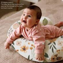 Almohada de lactancia Multifuncional en forma de U Ergonómica Lavable Almohada de lactancia para bebés Embarazadas Estampado de estrellas - Verde - Ver 2