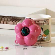 Sanrio Portable Dopamine-Style Floral Pill Box & Multi-Purpose Organiser – Vibrant Art Deco Medicine Box With Travel-Friendly Suspender Strap Pill Organiser