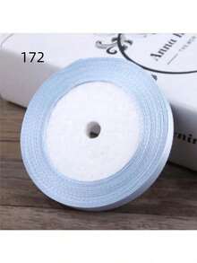 25 Yards/Roll 1cm Width Silk Ribbon For Bows Braids Gift Wrapping Cake Decoration, Back To School Valentine Day