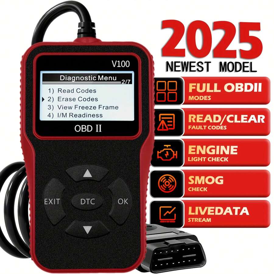 Leitor de código de scanner OBD2, scanner de falhas do motor ...