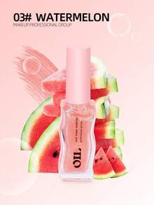 MSFLIBNH 1/2/6 piezas Aceite labial de 8ml con esencia de fruta y miel, de larga duración, hidratante y que atenúa las líneas de los labios, brillo labial transparente perlado. Regalo para mamá. Se enviarán aleatoriamente 2 estilos de empaque sin afectar el uso.