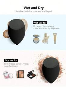 50 piezas Juego de esponjas de maquillaje, esponjas de maquillaje multicolor, esponja mezcladora de maquillaje, esponja de belleza para mezclar base, esponja de maquillaje húmeda y seca, crema y polvo para un acabado perfecto, sin látex para base húmeda y seca, base para un acabado perfecto, para base líquida, en crema y en polvo, borla de maquillaje de doble uso sin látex para todo tipo de piel, maquillaje, barato, decoración de habitación, tocador, viaje, dormitorio, accesorios de maquillaje, borla, mezclador de maquillaje, borla de polvo, esponja de maquillaje