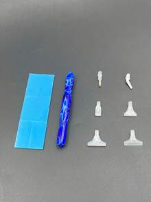 13件套钻石画工具套装，包含可替换钻石画笔、6支钻石画笔、2*4厘米钻石画泥、钻石画工艺配件套装 - 彩色 - 查看 6