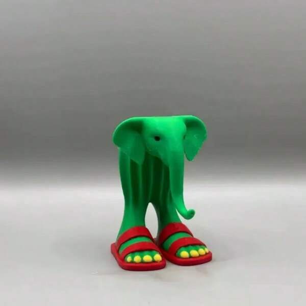 Interesting 3D Printed "Elephants In The Desert" Figurine Decor