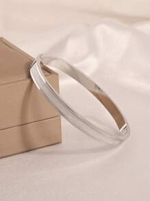 1 Stück Armband aus rostfreiem Stahl mit personalisiertem Design, perfekt als Geschenk für einen Freund zu den Feiertagen