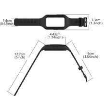 Funda de goma + correa compatible con Hua Wei Band 9 8 7 6, correa de silicona impermeable y funda en un solo accesorio de repuesto para banda de reloj con Hua Wei 9 8 7 6/ Honor Band 6 7, regalo para hombres y mujeres