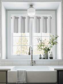 VEHEDE 2 Pcs Curtain Heat Protection Living Room Curtains With Eyelets Thermal Curtain Blackout Eyelet Curtain Set Of 2 Blackout Curtain Beige, Light Beige - Grau-weiß - View 31