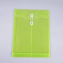 3pcs Vertical Rope Closure Document Folders, A4 Size Office Contract/Resume Storage Bags, Student Test Paper Organizer - Multicolor - View 9