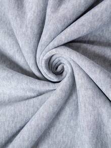 Men Hoodie Co-Ords - Light Grey - View 7