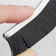 1 件长柄硬毛清洁刷 | 加长缝隙清洁工具 | 防滑握把窗轨刷 | 浴室厨房汽车除尘器套装 | 尼龙刷头 开学季适用 - 黑色 - 查看 7