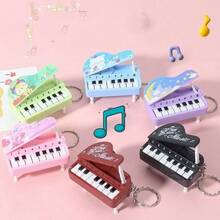 1 件迷你钢琴形钥匙扣、可爱音乐游戏钥匙扣、包包挂件、节日礼物、毕业季小礼物、玩具 - 彩色 - 查看 4
