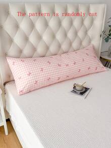 1个长枕套,柔软枕套,蝴蝶结图案,信封式开口,防皱,呵护头发和肌肤,改善睡眠,不含枕芯,卧室适用,床上用品,超柔软透气,无填充物,可机洗,适合客厅和家庭使用,卧室装饰,秋季装饰,房间装饰,返校季,学习用品,秋季装饰,房间装饰 - 彩色 - 查看 6