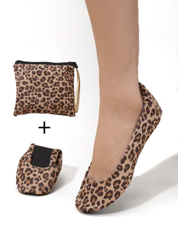 New Fashion Classic Spring/Summer Soft & Comfortable Slip-On Foldable Ballet Flat Shoes For Women, Suitable For Dancing