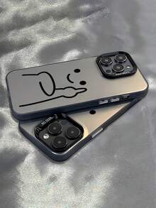 1 个极简图案磨砂防摔手机壳，适用于 11、12、13、14、15、16 Promax X、Xs、Xr、16e、15 Plus、Galaxy A03、Galaxy、OPPO、Realme、Vivo、Redmi、Infinix Hot 30、Note 30、Note 40 4G、Note 40 Pro、Note 40 Pro 5G、Smart 8、Hot 40 Pro、Honor X50i 防水防震防刮 - 灰色 - 查看 2