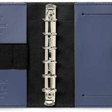 Filofax Pocket The Original Organiser - Midnight Blue - Coral - View 5