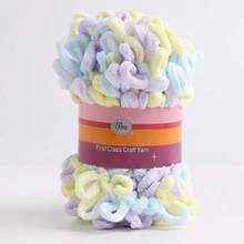 1/4 Pcs 8m Soft Circle Yarn, Thick Yarn For DIY Knitting Dolls, Bags, Sweaters, Blankets, 100g Per Piece - Multicolor - View 36