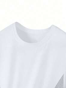 男士夏季速干轻薄透气T恤休闲百搭短袖舒适运动户外上衣