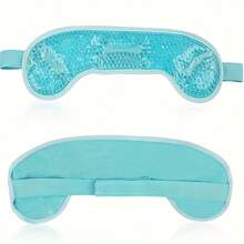 Hot/Cold Plush Gel Bead Eye Mask Migraine Wrap Ice Pack With Gel Bead & Soft Plush Backing Ice Wrap Gel Ice Packs Stay Cold Longer