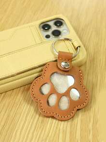 Brelok z kolekcji sierści zwierząt, futrzana zawieszka pamiątkowa, woreczek do przechowywania, uroczy brelok z kocią łapką, modny damski dodatek, brelok z motywem zwierząt, rombowy, uroczy, swobodny brelok ze skóry PU, pomysły na świąteczne prezenty na każdą porę roku, smycze do toreb z uchwytem na identyfikator, akcesoria samochodowe, zawieszki do toreb