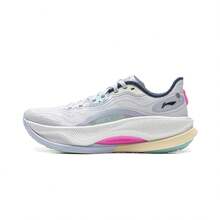 LI-NING YUEYING 4 PRO Women Running Shoes Professional Sports ARHU006 Legit Official Store - 灰藍色/標準白/粉紅色 - 查看 1