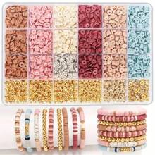 [Caja sorpresa] 1 Caja Kit de Fabricación de Joyería DIY - Pulsera sorpresa, Pendientes, Collar, Juego de Anillos, Adecuado para Uso Diario, Opción de Regalo de Moda para Mujeres