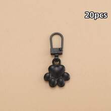 5/10/20pcs Dog Paw Metal Zipper Pulls, DIY Replacement Keychain Suitable For Luggage, Wallets, Jackets, Backpacks, Etc. - Multicolor - View 15
