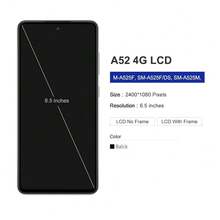LCD Compatible With Samsung Galaxy A52 4G A52 5G LCD Digital Touch Screen Display Assembly For Replacement - black framed - View 5