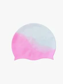 2025 New 7.48"*8.66" Silicone Colorful Waterproof Non-Chafing Swimming Cap, Suitable For Men And Women With Long Or Short Hair, Easy To Wear And Remove, Keeps Hair Dry For Swimming And Bathing, Beach Essentials, Beach Accessories, Pool Float - Multicolor - View 16