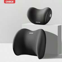 1 件汽车头枕颈枕 - 适合所有季节的汽车颈部支撑枕，汽车座椅腰部支撑枕套装