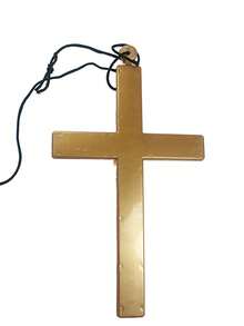 Saint And Sinner Costume, Black Dress, Pendant And Headpiece, Cosplay Outfit, Halloween Spring - Multicolor - View 7