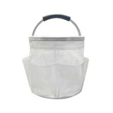 Multi-Taschen Wasserdichter Garten- und Reinigungsprodukt Aufbewahrungsbeutel mit Griff und 6 Fächern, faltbar, für Garten, Badezimmer, Innenbereich (Blau)