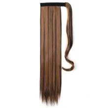 Straight Ponytail Extensions Synthetic Hair Wrap Around Ponytail Extension Heat-Resistant Wig For Women Synthetic Pony Tails Hairpieces Daily