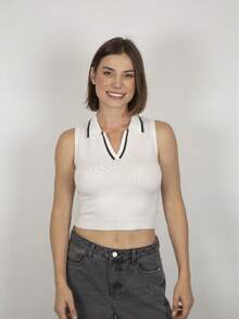 SUETER JERSEY  SIN MANGA      Casual        COCKTAIL COLLECTION - Blanco - Ver 2