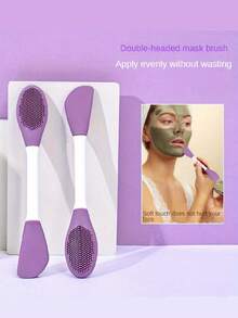 9pcs Double-Headed Silicone Mask Brush, Face Cleansing Massage Brush Mud Mask Smear Face Homemade Soft Mask Tool Special Brush, Deep Cleansing And Acne Removal, Gentle And Hypoallergenic, No Electricity Required,Face Scrubber,Beauty,Skin Care Products,Spa,Self Care,Skin Care Tools,Face Care,Esthetician Supplies,Skin,Face Wash,Facial - Multicolor - View 1