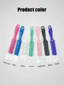 6 种颜色可选理发梳、塑形剃须刀（带梳子）、发梳、发刷/发梳（适合所有发质）、空气剪发梳套装（带剃须刀）、双刃剃须刀打薄梳（适合细发）、返校、旅行度假必需品、女士发饰