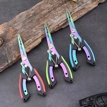 NYAYEO Premium Fishing Pliers & Gripper Set - Durable Stainless Steel Hook Remover & Line Cutter With Razor-Sharp Edge - The Ultimate All-In-One Fishing Tool Kit - Multicolor - View 3