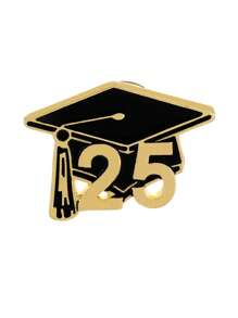 1/5pcs New 2025 Graduation Season Doctoral Cap Pin, Creative Graduation High Exam Full Marks Commemorative Badge, Graduation Decorations 2025, Graduation, Pins For Clothes