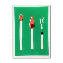 1 件/3 件墙面艺术海报可选框架复古植物动物搭配蒲公英鳄鱼柠檬复古抽象壁画艺术绘画海报和印刷品客厅装饰壁画，无框