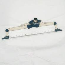Sanrio 1pc Volleyball Juvenile Red Reed Beijing Governs Big Long Legs Sunward Xiangyang Ruler Animation Anime Solitary Claw Surrounding Sunward Xiangyang Big Long Legs Ruler New Volleyball Juvenile Big Long Legs Ruler Yuedao Firefly,Back To School