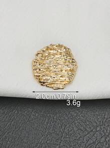 10 Stücke/Packung Runde Metallknöpfe mit geprägtem horizontalem Streifenmuster, geeignet für Mäntel, Pullover, Jacken, Kleider, Hemden, handgefertigte Verzierungen, Stoff-Nähzubehör für DIY