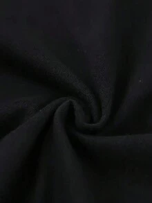 VHUTHK Double Sided Printing (220 Pure Cotton T-Shirt) 'RICH ALONE' Letter And Portrait Printing For Men's Summer Round Neck Short Sleeved Casual Pure Cotton Printing