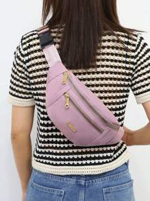 2pcs Women Fashionable Waist Bag, New Stylish Versatile Multifunctional Waist Belt Crossbody Bag